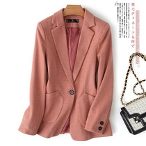 Foreign Trade Original Single Cut and Tail Goods Rest Single Withdrawal Cabinet European and American Exit High-end Little West clothes Spring Fashion Pocket Outer suit