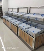 All stainless steel fruit and vegetable rack fruit and vegetable rack supermarket fresh shelf fruit display rack shopping mall vegetable rack dedicated