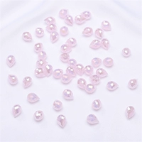 Светло -розовый, около 9x8 мм, 10 штук/упаковка