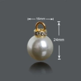 10 ABS искусственный жемчуг, круглые бриллианты, бусины Bayberry, маленькие подвески, сделай сам, ручная работа, серьги-шпильки в античном стиле, аксессуары из материала