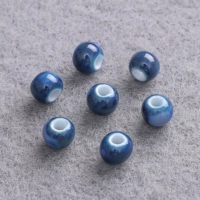 Сапфир синий матовый 6мм 20 шт./пакет