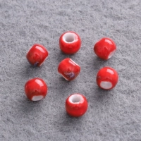 Ярко-красный брашированный 6мм 20 шт./упак.