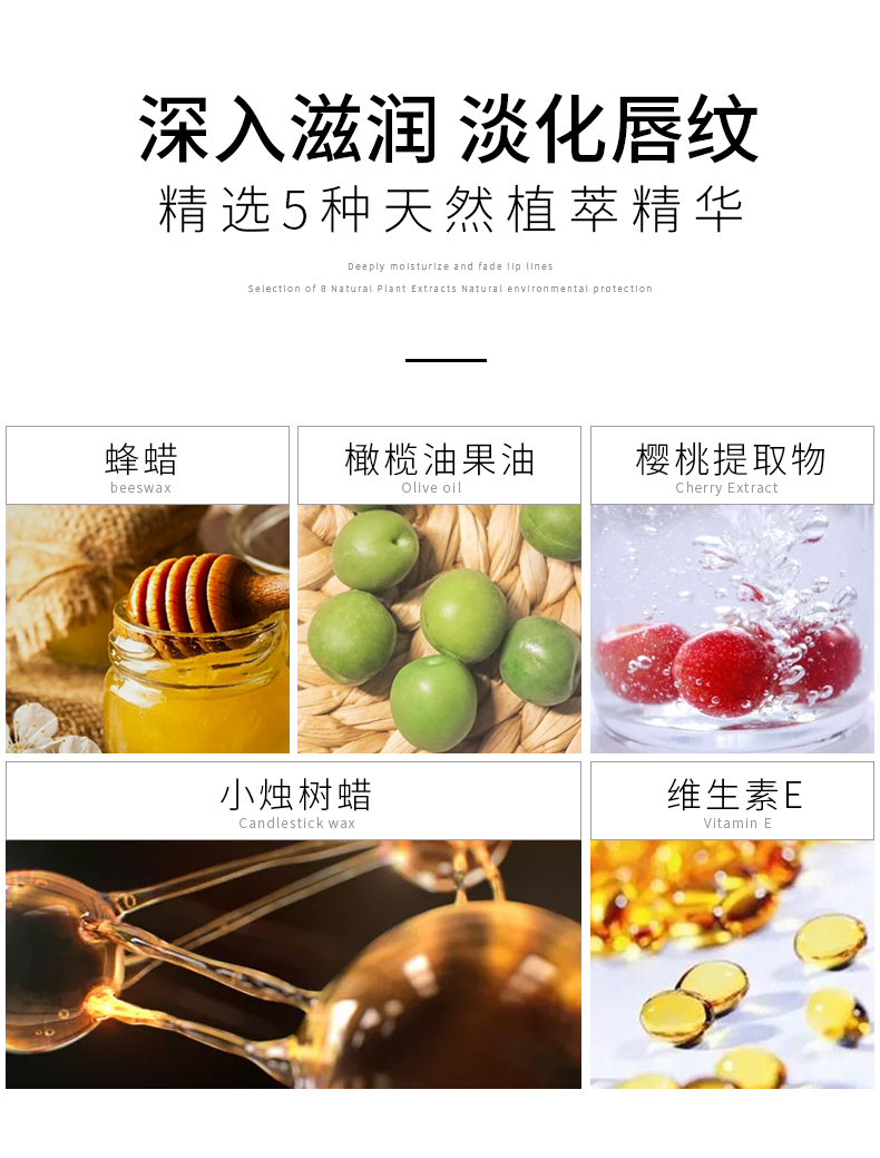 Lip Balm Nữ Mật ong Tự nhiên Đỏ Cherry Olive Sinh viên Giữ ẩm Giữ ẩm Chống Kem Lip Balm Nam - Son môi son merzy v17
