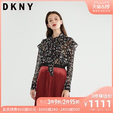 женская рубашка dkny20 весной новый цветочный