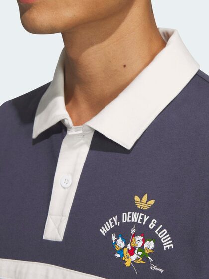 Disney 迪士尼联名运动短袖POLO衫男女adidas阿迪达斯三叶草