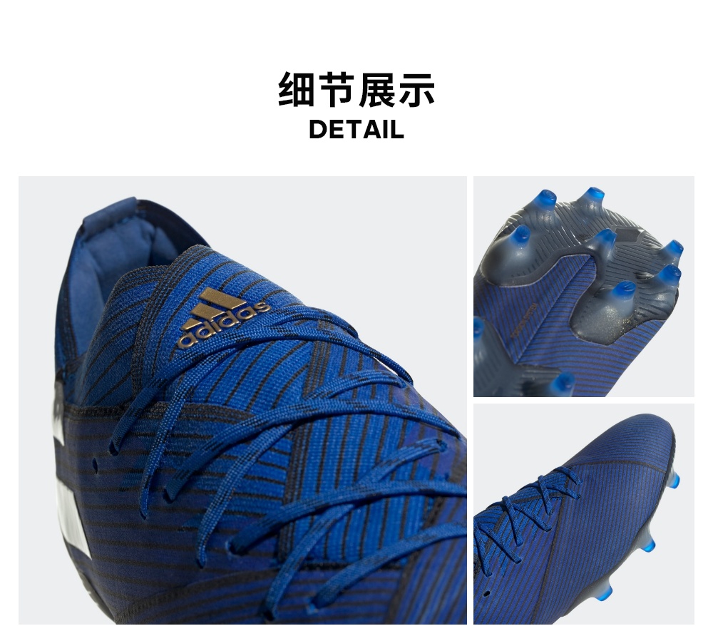 Adidas chính thức Adidas NEMEZIZ 19.1 FG giày bóng đá nam F34410 - Giày bóng đá giày đá bóng nam