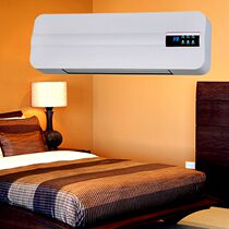 Heater-mounted small household hot and cold heating electric heater anti-scalding heater air conditioner cooling and heating dual-purpose thermal fan