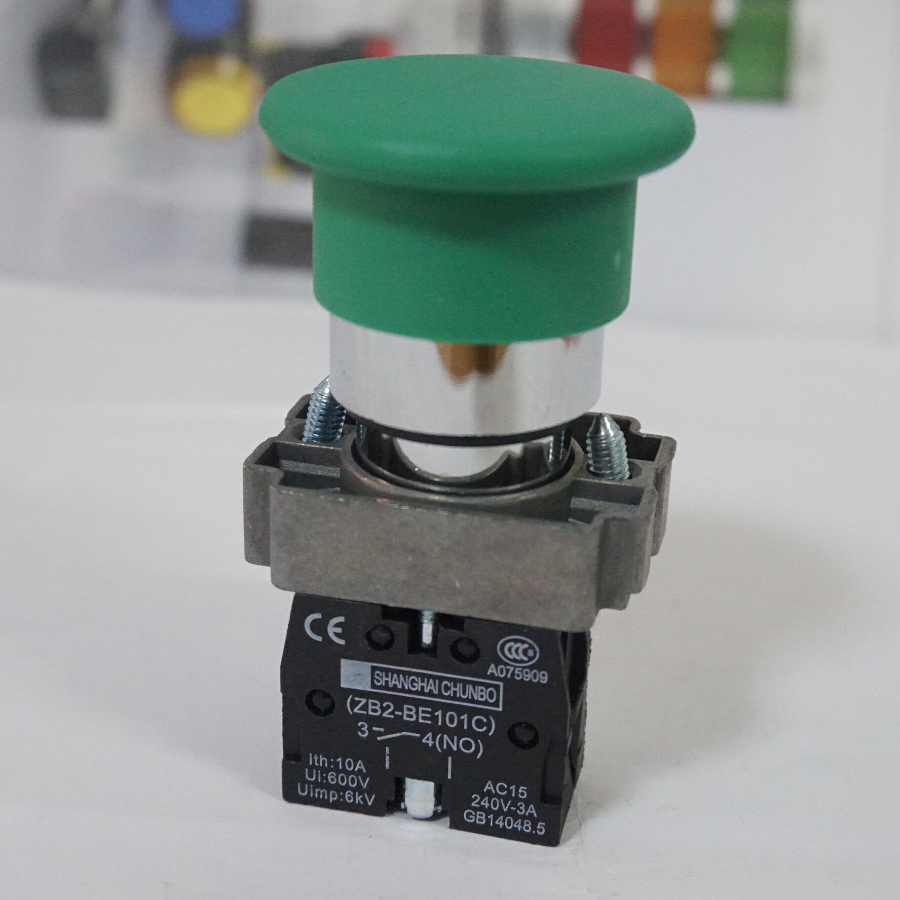 Metal button Mushroom head Reset button XB2-BC31C Green BC42C Red