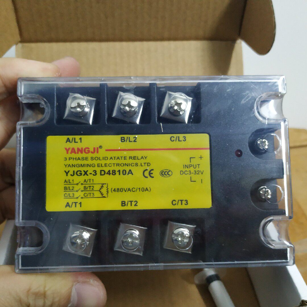Yangji 3-phase AC solid state relay YJGX-3 D4810A (load 480VAC)