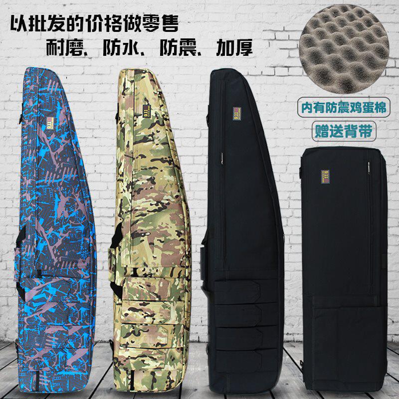 Single shoulder inclined back 1 2 m eggs cotton wrap fishing bag fishing gear bag Outdoor waterproof bag Tactical bag Absorbent Bullets Bag