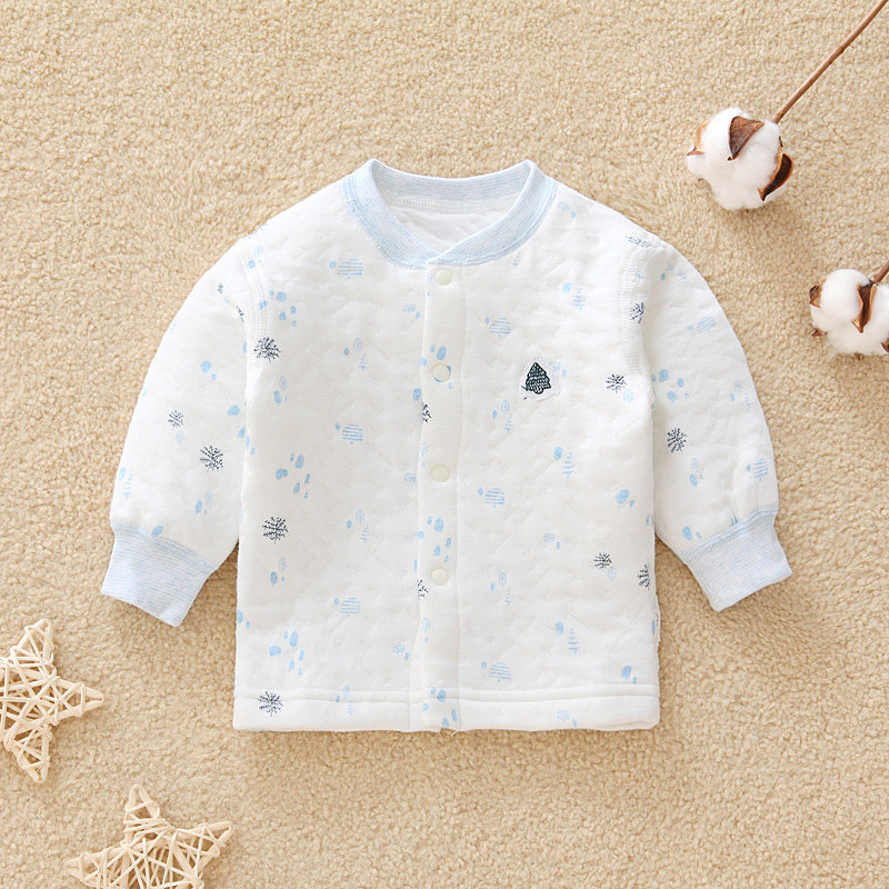 Fall and Winter Baby Clothing Cotton Warm Cotton Hamich Pure Cotton Newborn Young Children Clothes