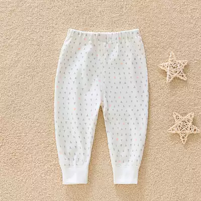 Baby sanitary pants cotton spring and autumn baby single pants boys and girls cotton wool pants baby pants