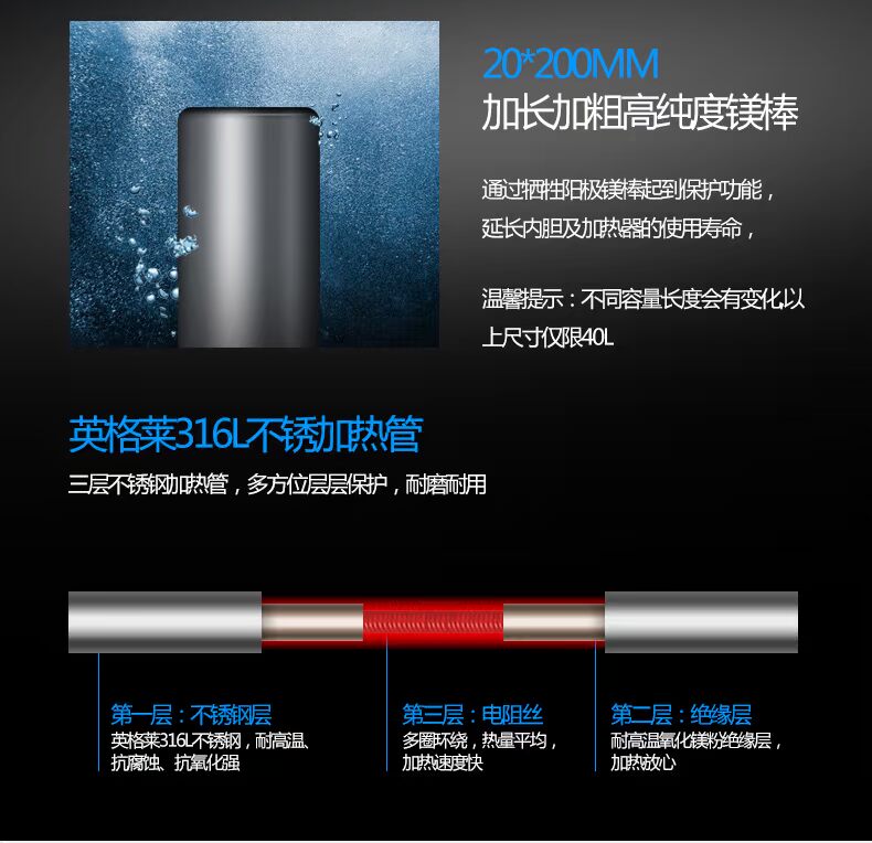 may nuoc nong nang luong mat troi Máy nước nóng điện tử DY DY02 Lưu trữ máy nước nóng tốc độ nóng 60 lít 50L40L80L giá bình nóng lạnh