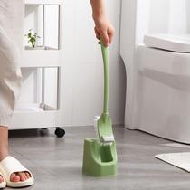 Household long-handled toilet brush with base cleaning set powder room toilet brush without blind spots {