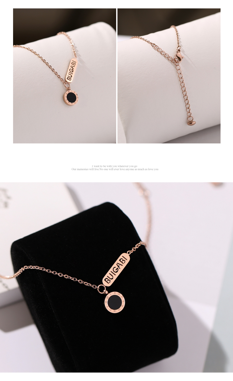 Phiên bản tiếng Hàn của vòng chân bằng thép titan nữ bằng thép titan 18k vàng hồng đơn giản chuông đỏ học sinh Sen cá tính bạn gái thời trang - Vòng chân những mẫu lắc chân đẹp nhất