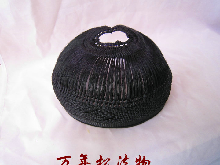 Taoist Supplies Dharma Instruments Taoist Venturing hat Head Cover Net hat Net towel Lotus crown High power Ponytail hat