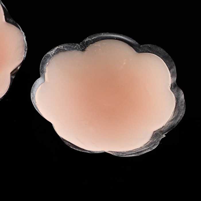 Dán sữa chống va chạm vô hình liền mạch dán ngực phụ nữ nam tái sử dụng núm vú bơi silicone dán quầng vú mỏng - Nắp núm vú dán ngực đẹp