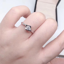 Art Qi Jewelry Platinum Courting Wedding Diamond Ring Jewellery Nude Drill Custom 18K Platinum Female Diamond Ring