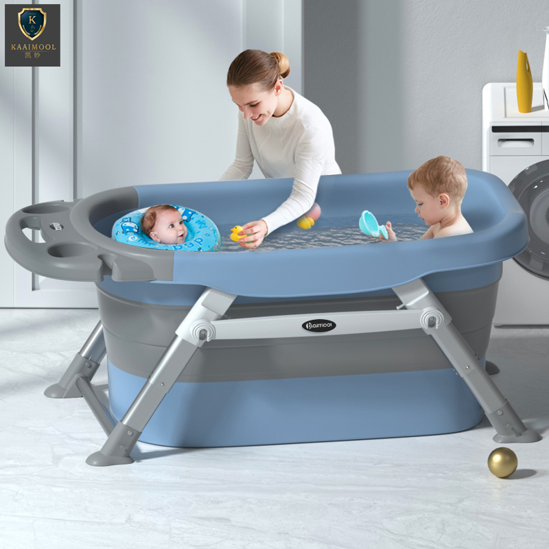 Baby shower tub Baby tub Folding Swimming Bucket Large bubble bath Bath Tub Home Telescopic Children Bath Tub