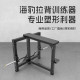 Commercial Gym Seal Pull-Down Barbell Rowing Machine Adjustable High Pull-Up and Seated Rowing Fitness Equipment