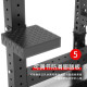 Commercial Gym Seal Pull-Down Barbell Rowing Machine Adjustable High Pull-Up and Seated Rowing Fitness Equipment