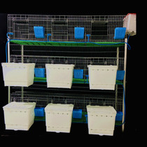 Large-scale factory special hot-dip galvanized 12-seat mother-in-law cage 9-seat rabbit cage free dung-free household rabbit cage breeding cage