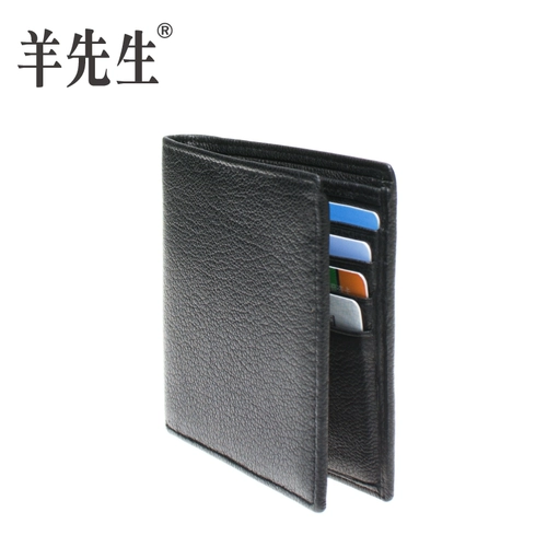 羊先生 Короткий мягкий ультратонкий бумажник на день Святого Валентина, из натуральной кожи, подарок на день рождения