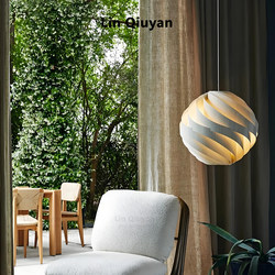 Scandinavian Danish Designer Turbo Mid-Century Style Restaurant Bar Chandelier Study Bedroom Round Turbine Living Room Lamp