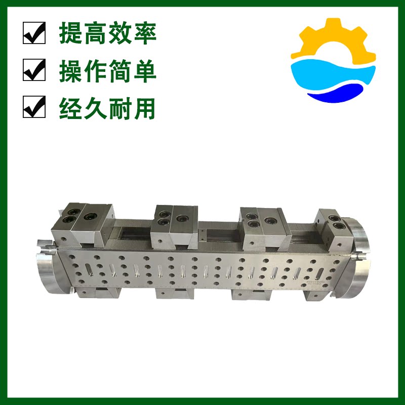 (Provide special ticket to support customization) Four-axis bridge plate type parallel vise multi-station clamping complete set of factory