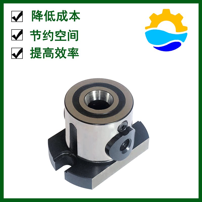 Cylindrical pull-down clamp with base