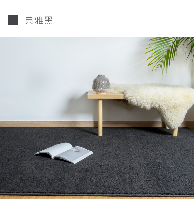 Sản phẩm mới-KenZAKI bàn cà phê thảm phòng khách đơn giản hiện đại thảm sofa phòng ngủ cao cấp nylon rắn màu thảm - Thảm thảm cho bé