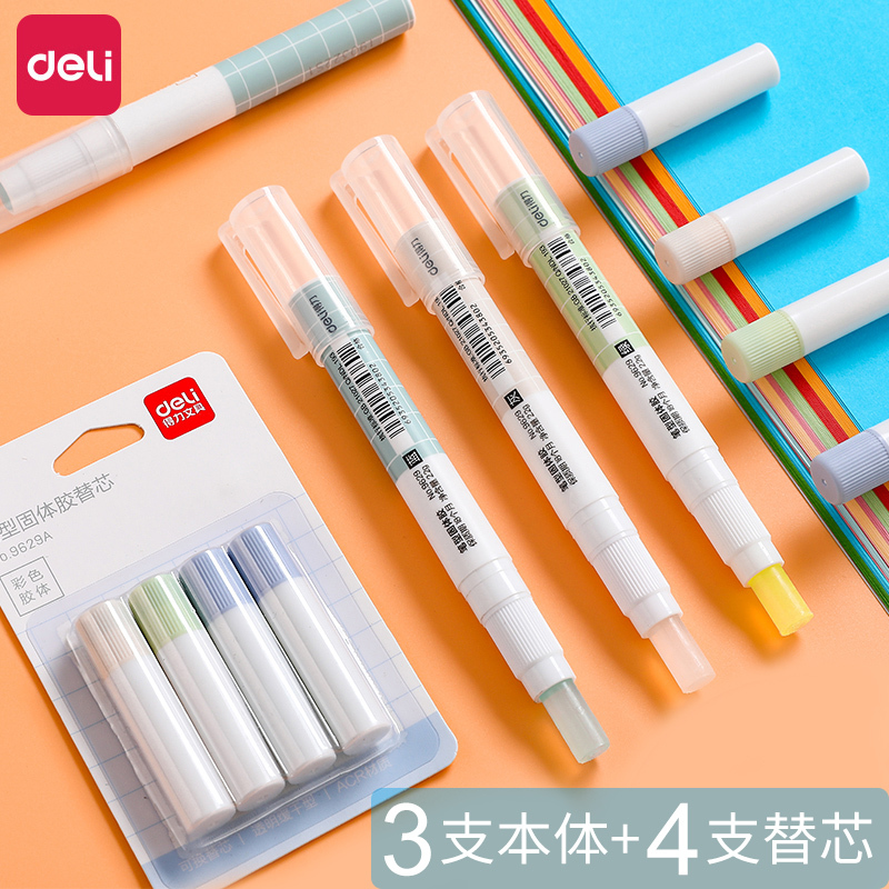 Strong Style Solid Rubber Pen Students Using Children's Kindergarten to make hand-made rubber stationery transparent and strong high viscosity pencil glue DIY accessories materials mucus book jelly Korea versatile