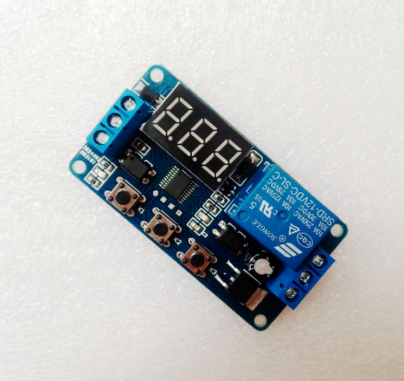 Timelapse relay module time-lapse switch triggering timing cycle adjustable time-lapse relay 5V12V24V