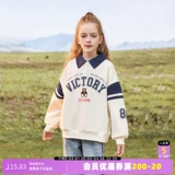 Tide, осенняя весенняя детская толстовка, воротник поло, подходит для подростков, детская одежда