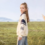 Tide, осенняя весенняя детская толстовка, воротник поло, подходит для подростков, детская одежда