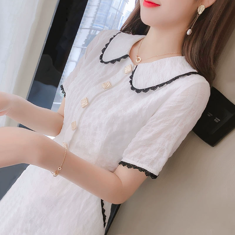 Váy nhỏ, váy hè, quần áo nữ, thời trang mới năm 2020, cổ tích, siêu tiên, khí chất, váy dài, quạt thần - Váy dài