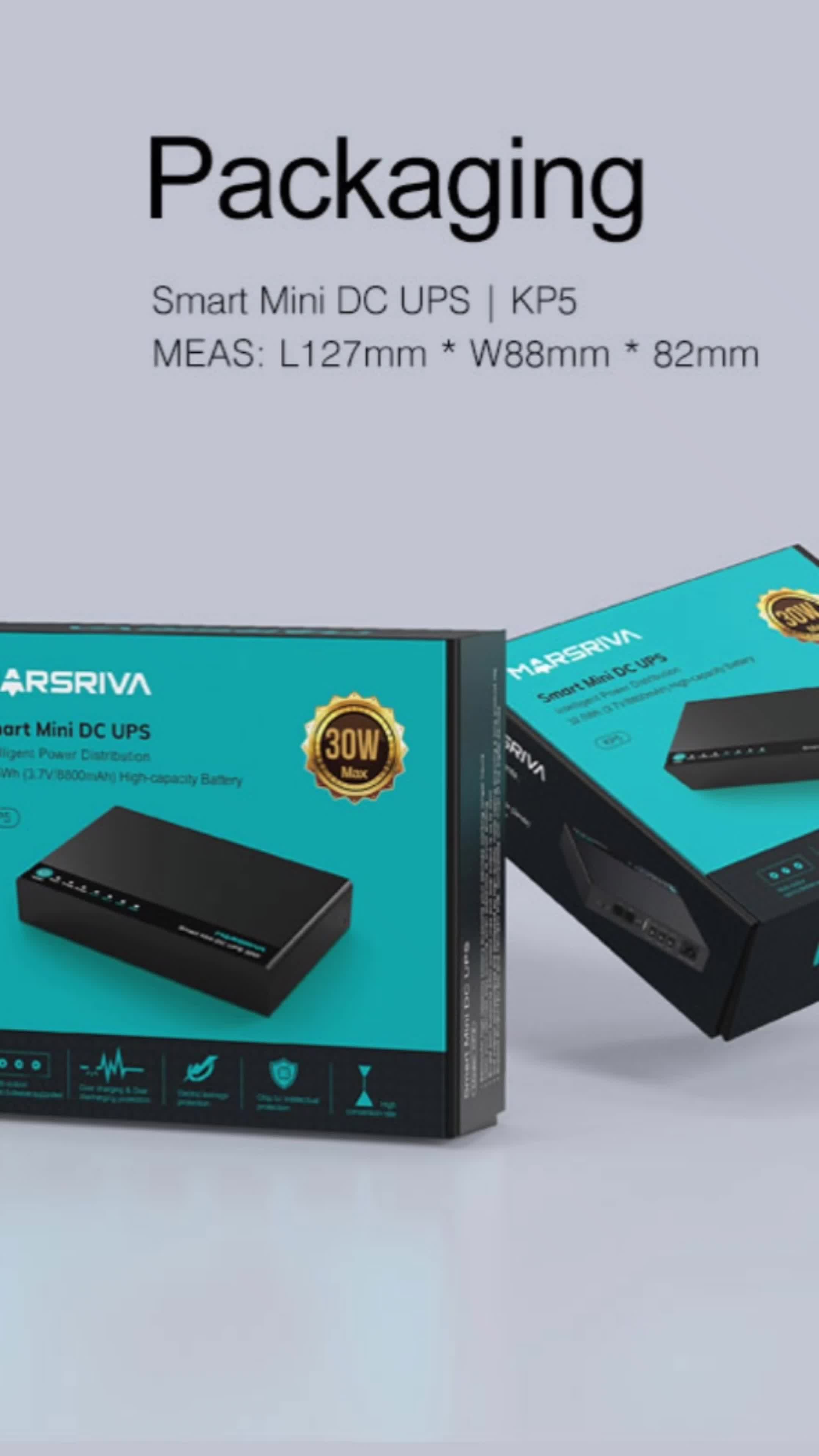 Marsriva Mini Dc Ups Kp5 8800mah Lithium Battery Uninterrupted Power