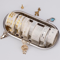 Hand ledger and paper tape Hot stamping hot silver set Basic wild diary diy hand account tape Net red Chinese style Forbidden City ancient style crane cute printing hand account material lipstick sticker