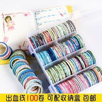 Handbook tape childrens tape cartoon color Primary School decoration sticker texture paper character box tape paper