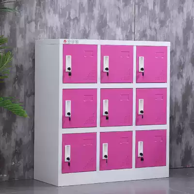 Baogeli color iron dressing cabinet Low cabinet Employee locker storage cabinet Bathroom cabinet Gym cabinet with lock