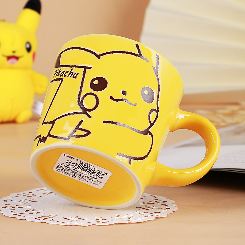 Japanese pokemon Pokemon Pokemon Pikachu ceramic mug Pokemon coffee cup female