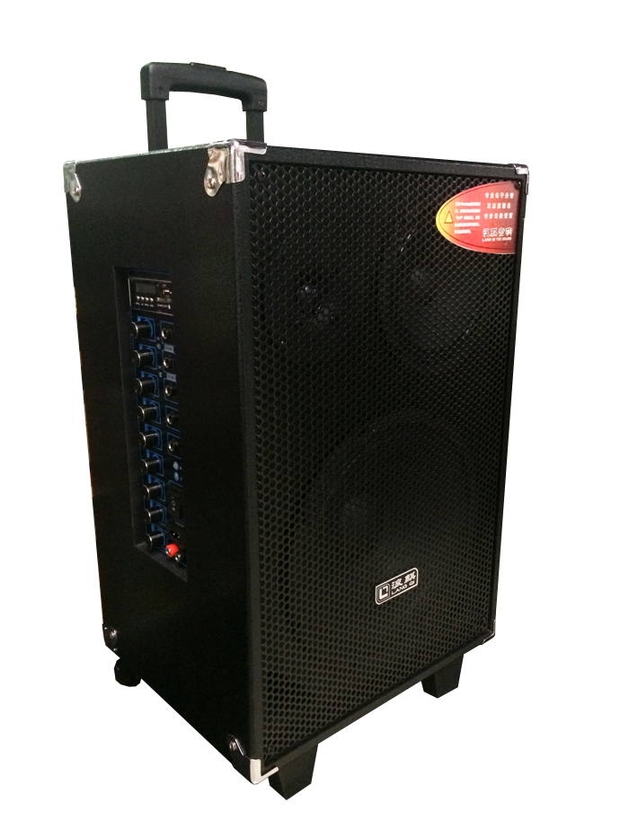 Langqi 10-inch 12-inch 15-inch speaker three-way high-end audio outdoor high-power Bluetooth trolley speaker is easy to use
