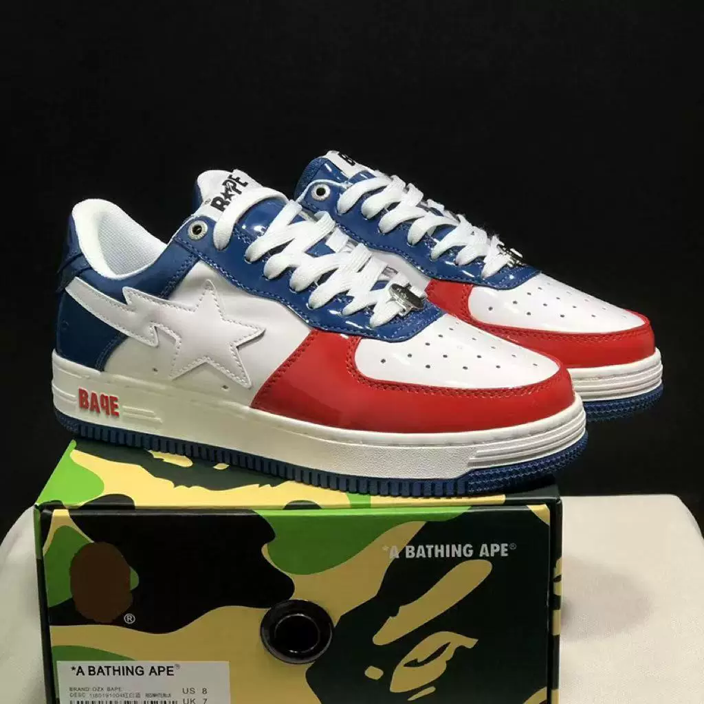 BAPESTA x Marvel совместная кожаная обувь унисекс стильный низкий топ кеды для скейтбординга