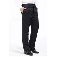 Темно -синие хлопковые штаны