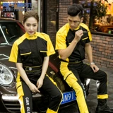 4S Shop Short -sleeed Auto Repair Shit Set Set Mension's Summer Car Repair Автоматическая одежда автомобиля Care Beauty Repair Care Wash Shop