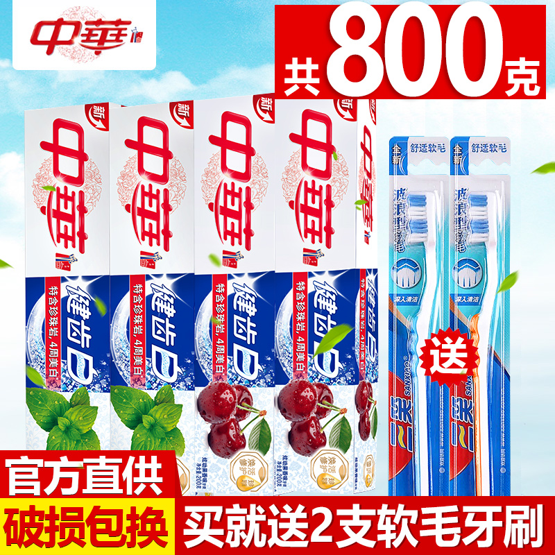 Chinese teeth white fresh breath mint toothpaste protects gums oral cleaning teeth anti-cavity care set