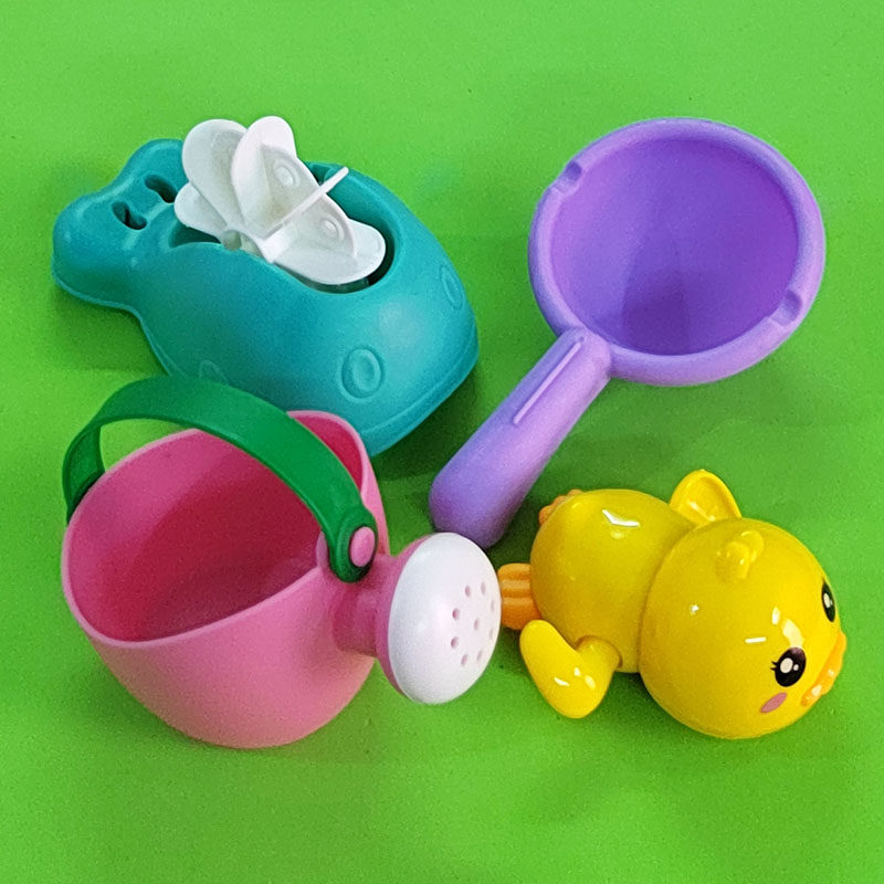 Children's bath toy sprinkler spoon baby drama swimming duck kindergarten swimming pool soft suit