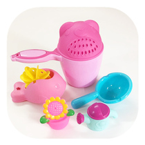 Childrens bath bathroom boys and girls shampoo Cup shower Baby Baby Bath play water spoon beach toy