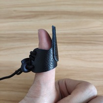 Cow Leather Mongolia Style Leather finger guard and finger counter traditional bow protection finger race archery thumb pull finger golden autumn special