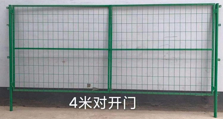 铁丝网围栏门果园菜园隔离简易门栅栏门荷兰网门单双对开门护栏门-阿里巴巴